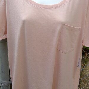 a.na. Classic Cotton Tee Shirt Rose Smoke Breast Pocket Size XL  NWT